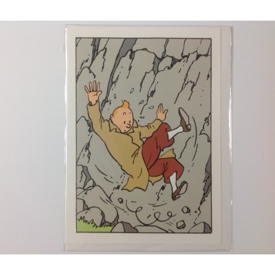 Carte - Tintin tombe